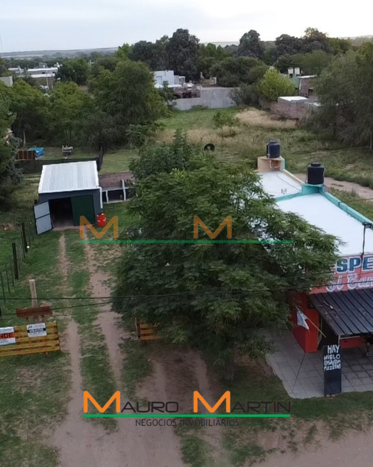 LOCAL + DEPARTAMENTO INTERNO DE 1 DORMITORIO+ GALPON, EN TOAY.