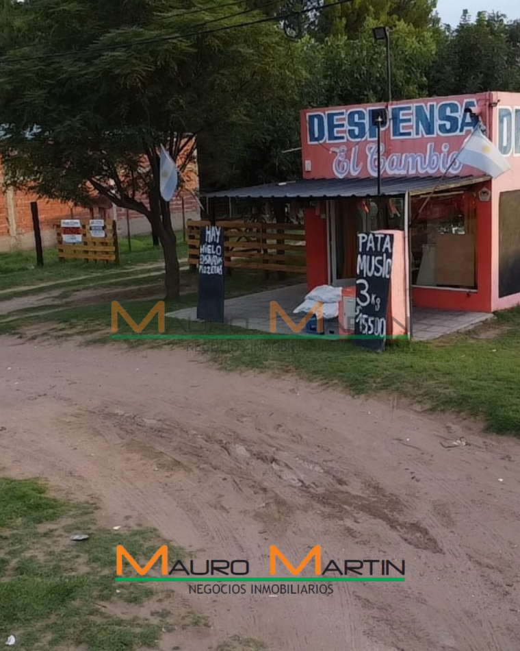 LOCAL + DEPARTAMENTO INTERNO DE 1 DORMITORIO+ GALPON, EN TOAY.