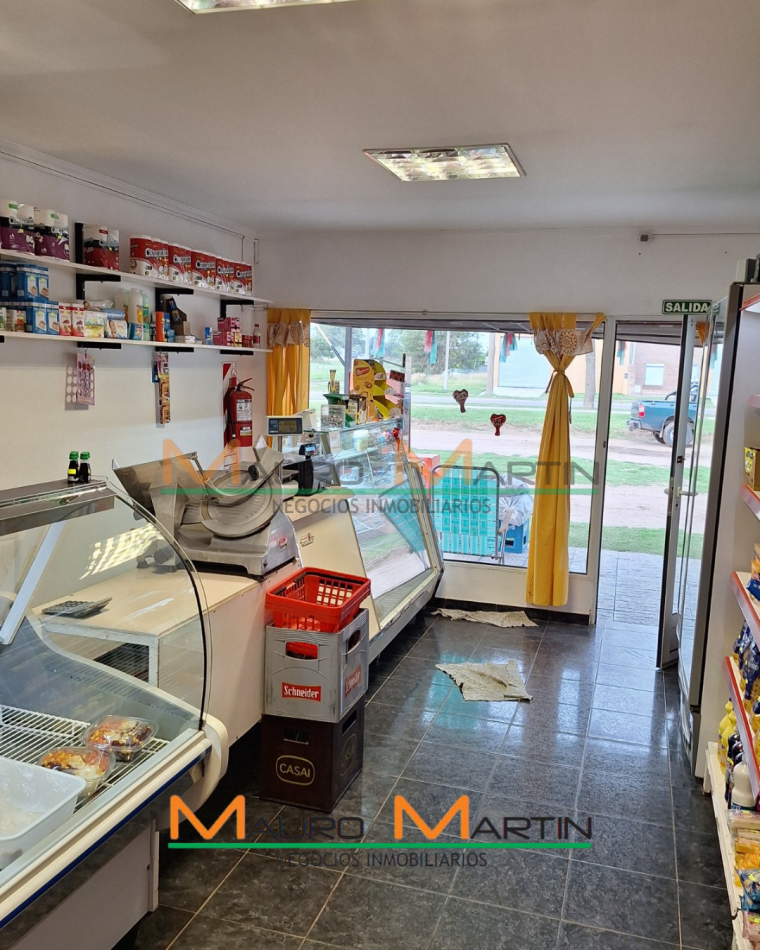 LOCAL + DEPARTAMENTO INTERNO DE 1 DORMITORIO+ GALPON, EN TOAY.